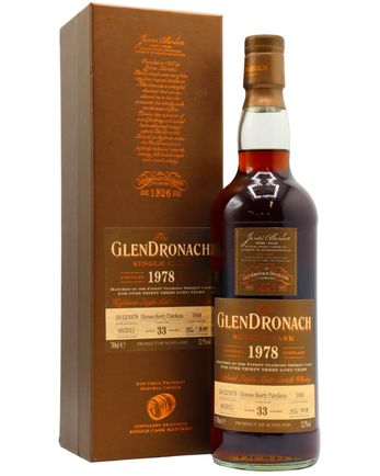Glendronach 1978 33 年 Oloroso Sherry Cask #1068