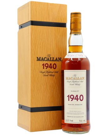 Macallan 1940 37 年 Fine Rare