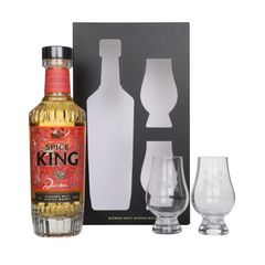 Spice King (Wemyss Malts) Gift Set with 2x Glencairn Glasses