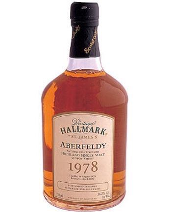 Aberfeldy 1978 22 年 Vintage Hallmark