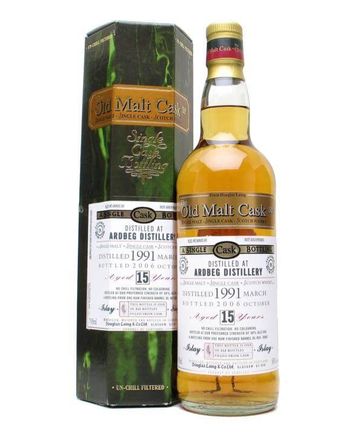 Ardbeg 1991 15 年 Rum Cask #3060 Douglas Laing Old Malt Cask