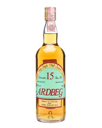 Ardbeg 1973 15 年 Clear Glass Screwcap Sestante