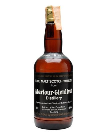 Aberlour Glenlivet 18 年 Bottled 1980s Cadenhead's