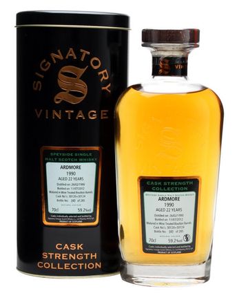 Ardmore 1990 22 年 Cask #30120 24 Signatory Cask Strength Collection
