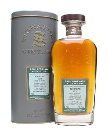 Auchroisk 1979 26 年 Sherry Cask Signatory Cask Strength Collection