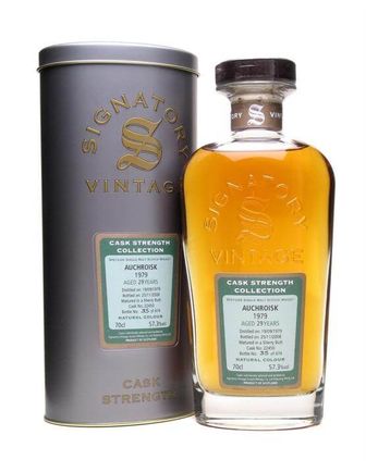 Auchroisk 1979 29 年 Sherry Cask Signatory Cask Strength Collection