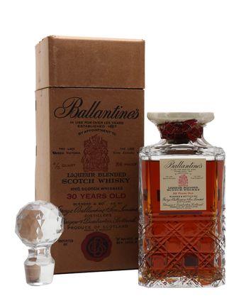 Ballantine's 30 年 Crystal Decanter Bottled 1940's