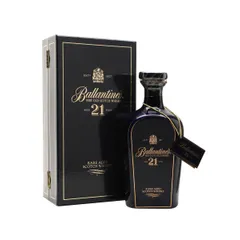 Ballantine's 21 Year Old / Blue Ceramic Decanter