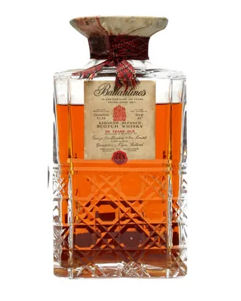 Ballantine's 30 年 Crystal Decanter Bottled 1960s