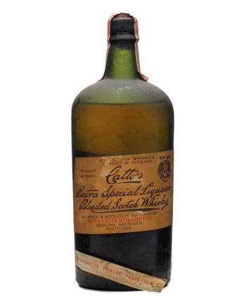 Catto's 12 年 Bottled 1930's