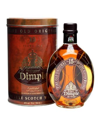 Dimple 15 年 (flat fronted bottle)
