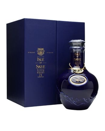Isle of Skye 21 年 Blue Wade Ceramic Decanter