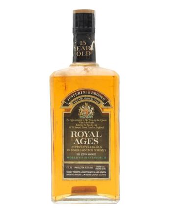 J & B Royal Ages 15 年 Bottled 1980s Flat Bottle
