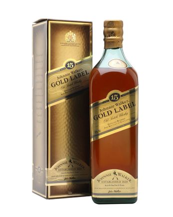 Johnnie Walker 15 年 Gold Label Bottled 1980s