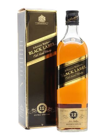 Johnnie Walker 12 年 Black Label Bottled 1980s