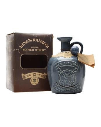 King's Ransom 12 年 Bottled 1970s Blue Decanter