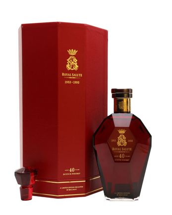 Royal Salute 40 年 Baccarat Ruby Crystal Decanter