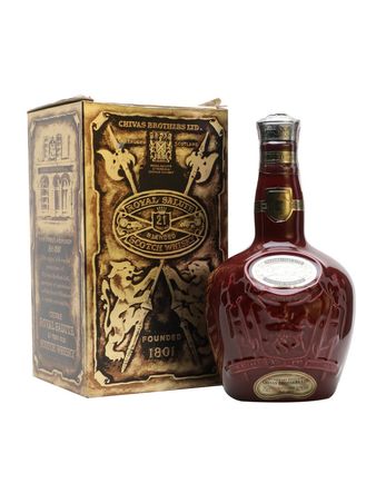 Royal Salute 21 年 Red Spode Decanter Bottled 1970's