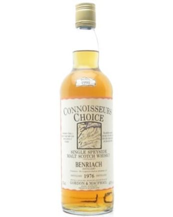 Benriach 1976 Map Label Connoisseurs Choice Gordon & Macphail