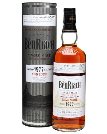 Benriach 1977 34 年 Cask #2588 Rioja Finish