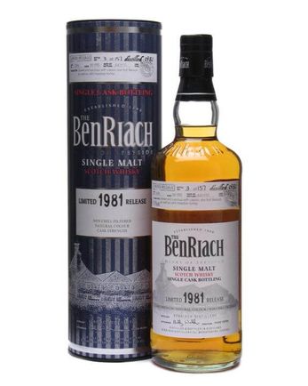 Benriach 1981 28 年 Bourbon Barrel #2589