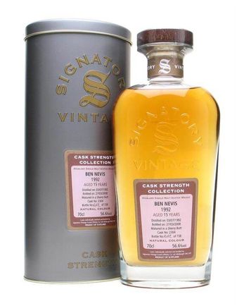 Ben Nevis 1992 15 年 Sherry Cask 2304 Signatory