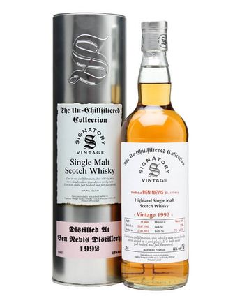 Ben Nevis 1992 19 年 Sherry Butt #2526 Signatory Un-Chillfiltered Collection