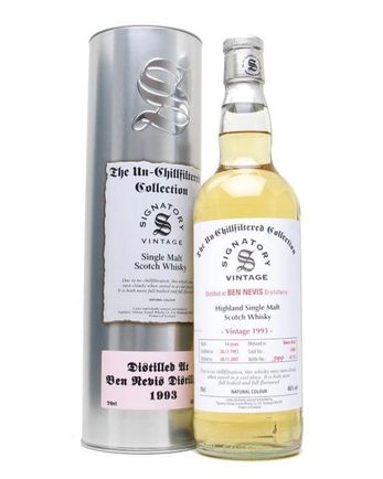 Ben Nevis 1993 15 年 Unchillfiltered Sherry Signatory Un-Chillfiltered Collection