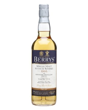 Bowmore 1994 17 年 Cask #1714 Berry Bros & Rudd