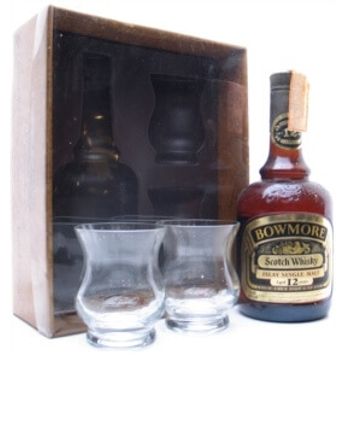 Bowmore 12 年 Gift Pack with 2 Glasses