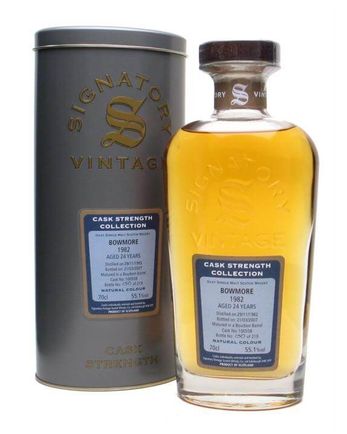 Bowmore 1982 24 年 Bourbon Cask Signatory