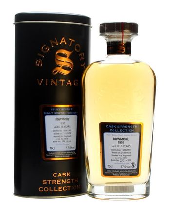 Bowmore 1997 16 年 Cask #1913 Signatory Cask Strength Collection