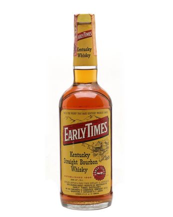 Early Times 4 年 Bottled 1980s New Label