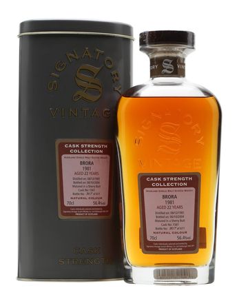 Brora 1981 22 年 Sherry Butt Signatory