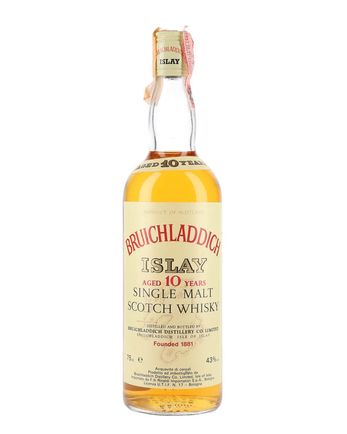 Bruichladdich 10 年 Bottled 1980's 75cl
