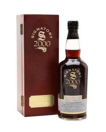 Bruichladdich 1967 32 年 Sherry Cask Signatory Wooden Box