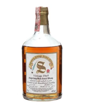 Bruichladdich 1969 20 年 Casks #4928 4932 Signatory