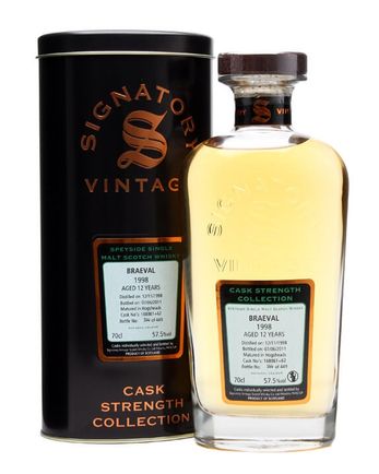 Braeval 1998 12 年 Casks #168861+62 Signatory Cask Strength Collection