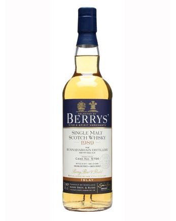 Bunnahabhain 1989 23 年 Cask #5756 Berry Bros