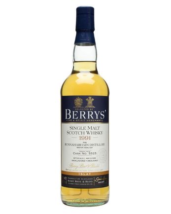 Bunnahabhain 1991 20 年 Cask #5525 Berry Bros & rudd