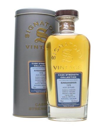 Bunnahabhain 1978 29 年 Signatory Cask Strength Collection