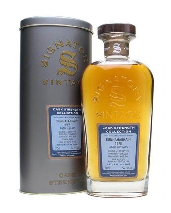 Bunnahabhain 1978 30 年 Cask #2585 Signatory Cask Strength Collection