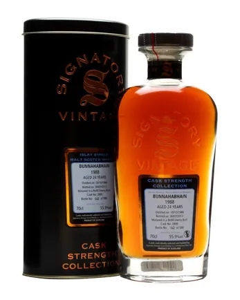 Bunnahabhain 1988 24 年 Sherry Cask Signatory Cask Strength Collection