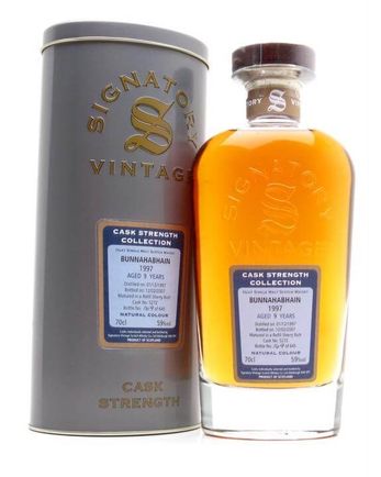 Bunnahabhain 1997 9 年 Sherry Butt Signatory Cask Strength Collection