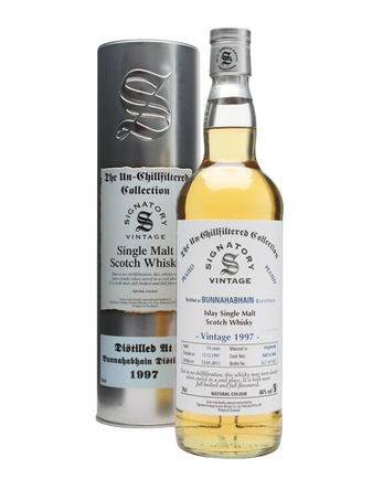 Bunnahabhain 1997 14 年 Peated Cask #5682 3 4 Signatory Un-Chillfiltered Collection