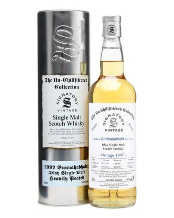 Bunnahabhain 1997 14 年 Cask #5685 5687 Peated Signatory Un-Chillfiltered Collection