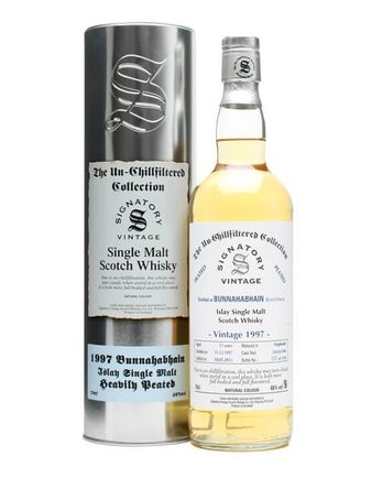 Bunnahabhain 1997 15 年 Cask #5562-4 Peated Signatory Un-Chillfiltered Collection