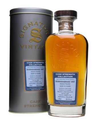 Bunnahabhain 1997 10 年 Sherry Butt Signatory Cask Strength Collection