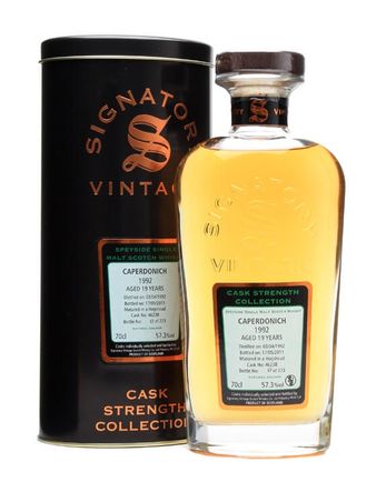 Caperdonich 1992 19 年 Cask #46238 Signatory Cask Strength Collection