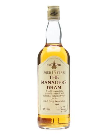 Cardhu 15 年 Manager's Dram Bottled 1980s